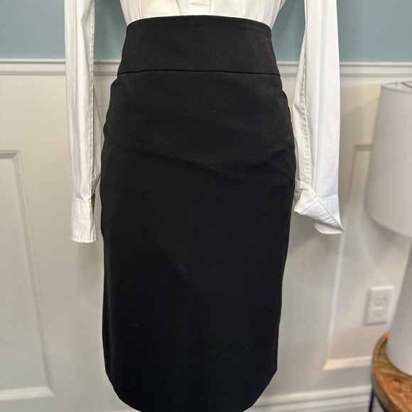 Le Chateau Mad Men Style Black Pencil Skirt - Picture 3 of 10